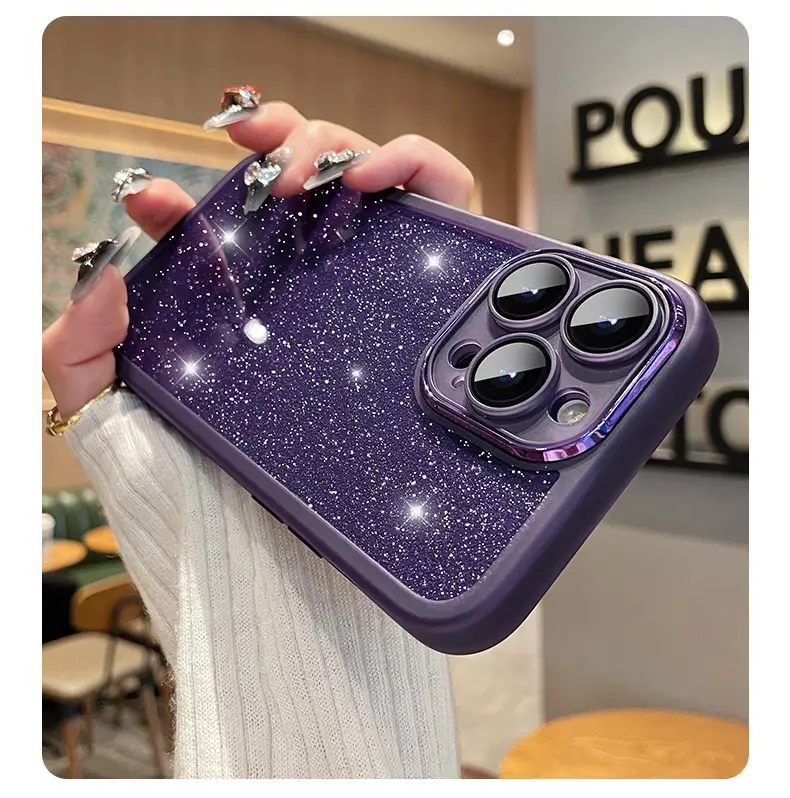 Gradient Glitter iPhone 15 Protective Case — feature 13