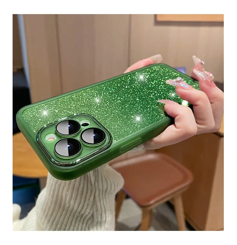 Gradient Glitter iPhone 15 Protective Case — feature 7