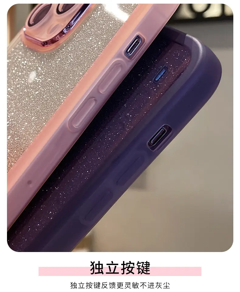 Gradient Glitter iPhone 15 Protective Case — feature 9