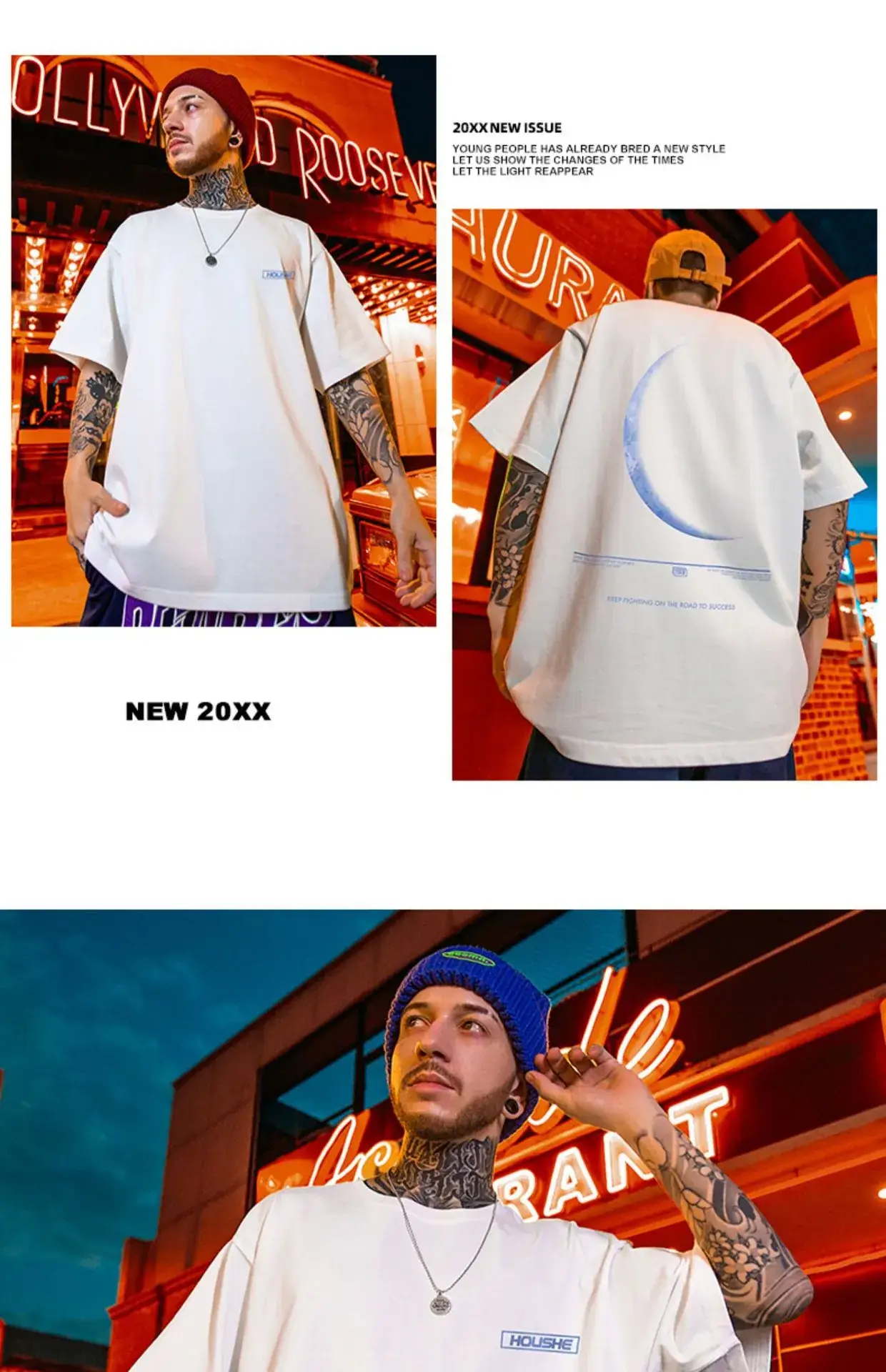 2023 Fat Men's White Duck Print T-Shirt — feature 20