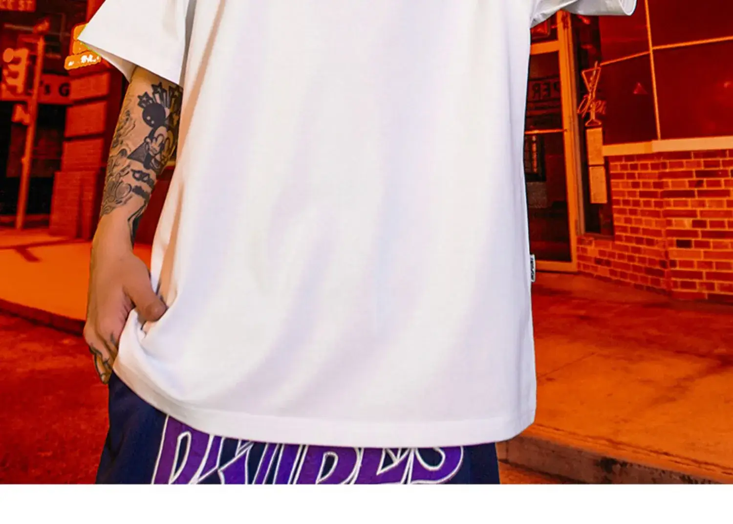 2023 Fat Men's White Duck Print T-Shirt — feature 21