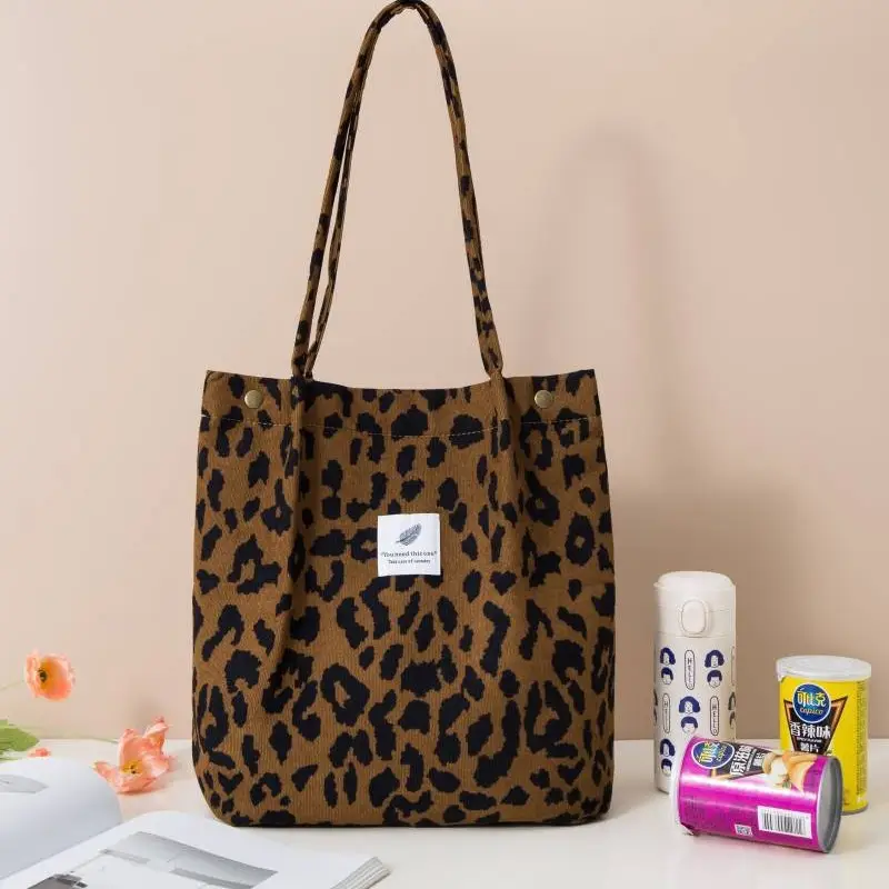 Blue Smile Leopard Print Satchel Tote for Women - Image 27