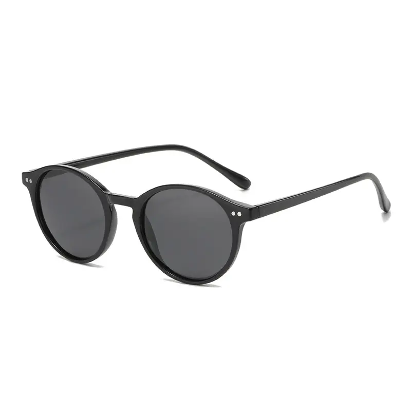 Jite's New Round Frame Polarized Sunglasses for Men Women