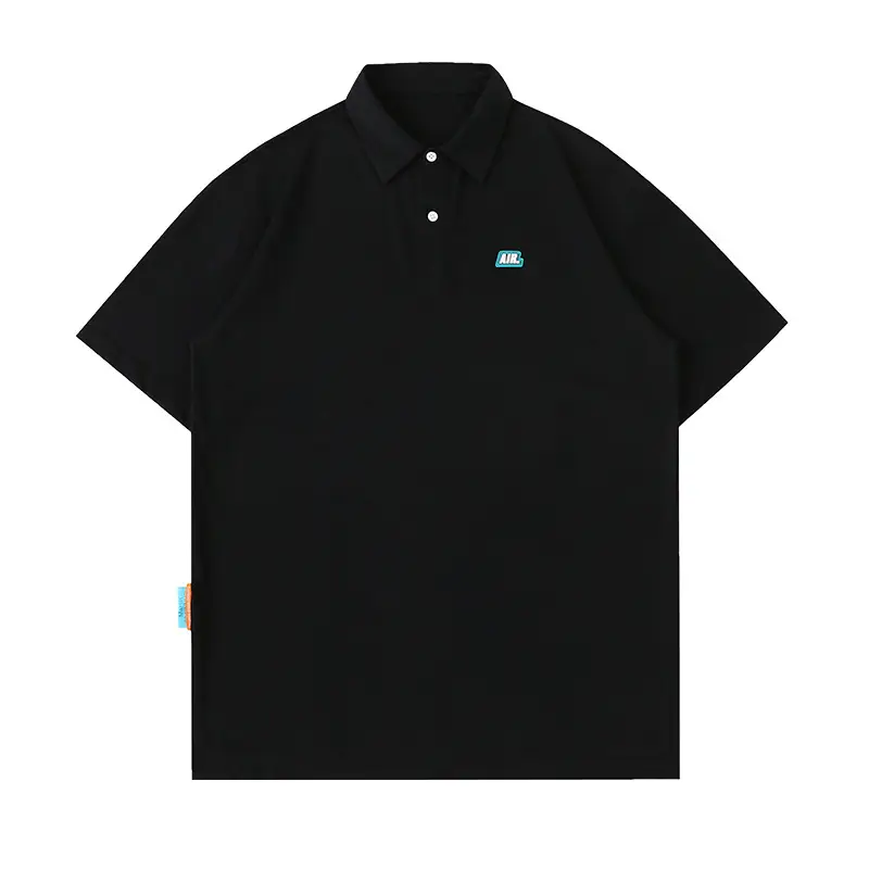 White Polo T-Shirt for Men, Plain Design, Classic Collar - Image 7