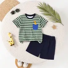 Black Cotton Round Neck T-Shirt for Kids Summer — feature 3