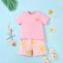 Black Cotton Round Neck T-Shirt for Kids Summer — feature 5