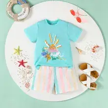 Black Cotton Round Neck T-Shirt for Kids Summer — feature 7