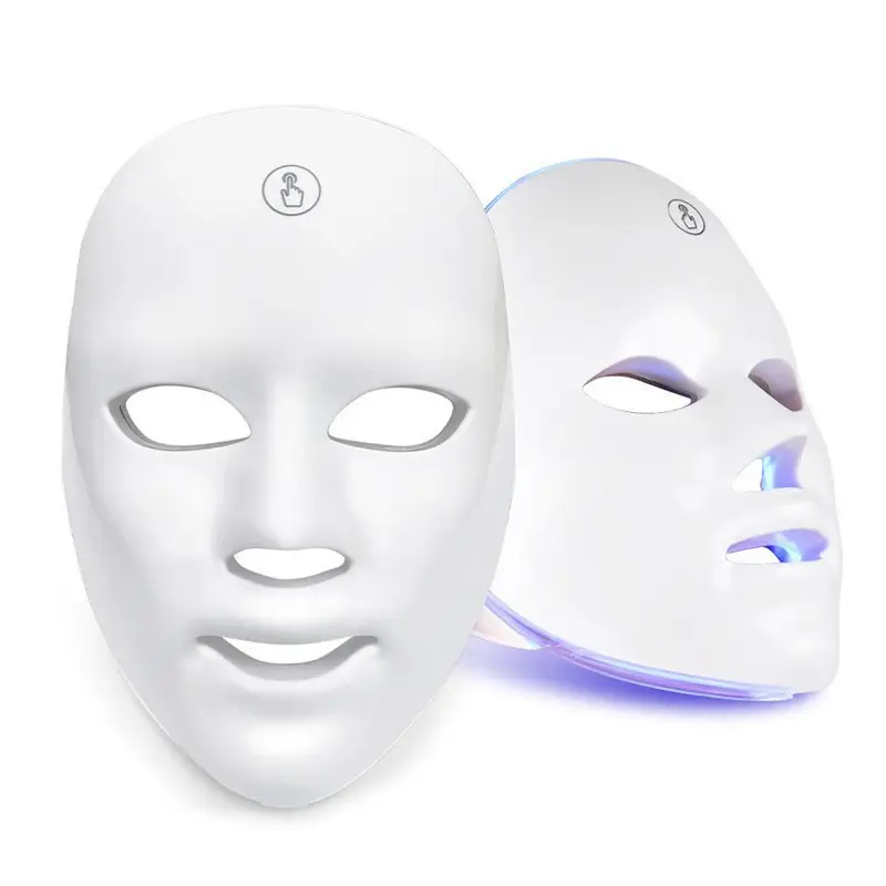 Red Light Facial Mask Device, Phototherapy Beauty Salon Led Mask, Skin Rejuvenation Device, Home-Use Seven-Color Photon Led Beauty Mask