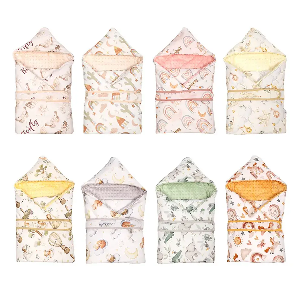 Cotton Detachable Holding Blanket for Newborns - Image 12