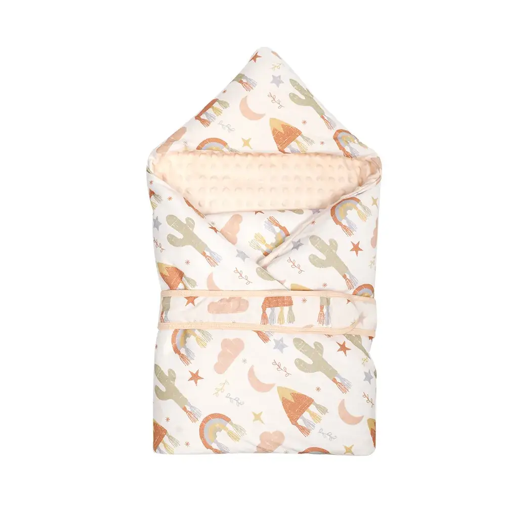 Cotton Detachable Holding Blanket for Newborns - Image 5
