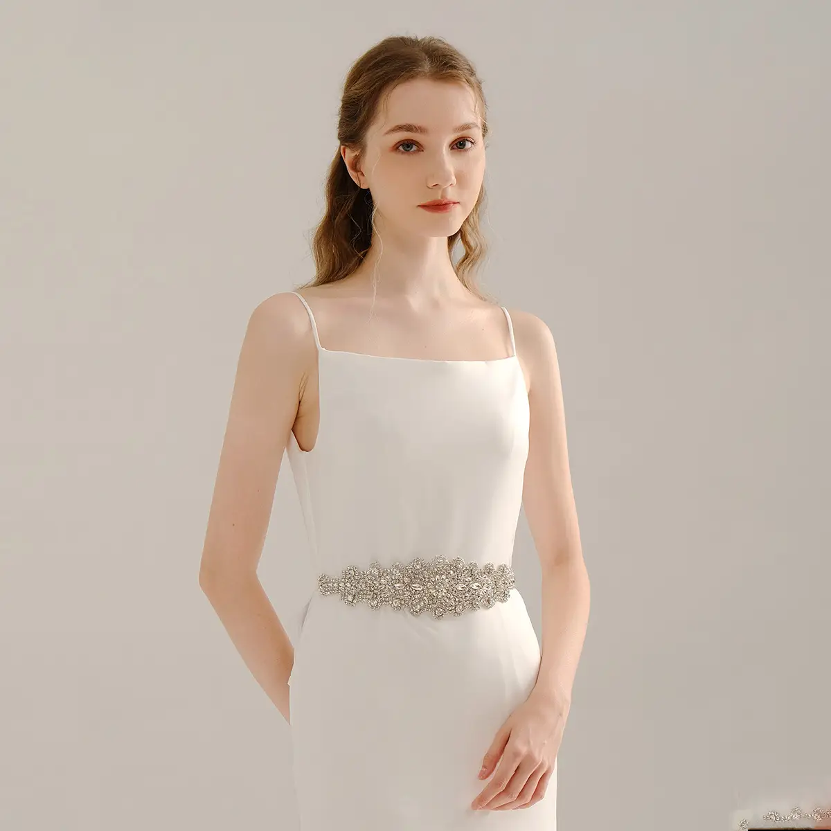 European Bridal Belt with High-Grade Rhinestone - Image 5