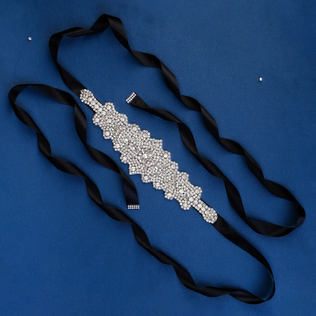 European Bridal Belt with High-Grade Rhinestone - Image 7