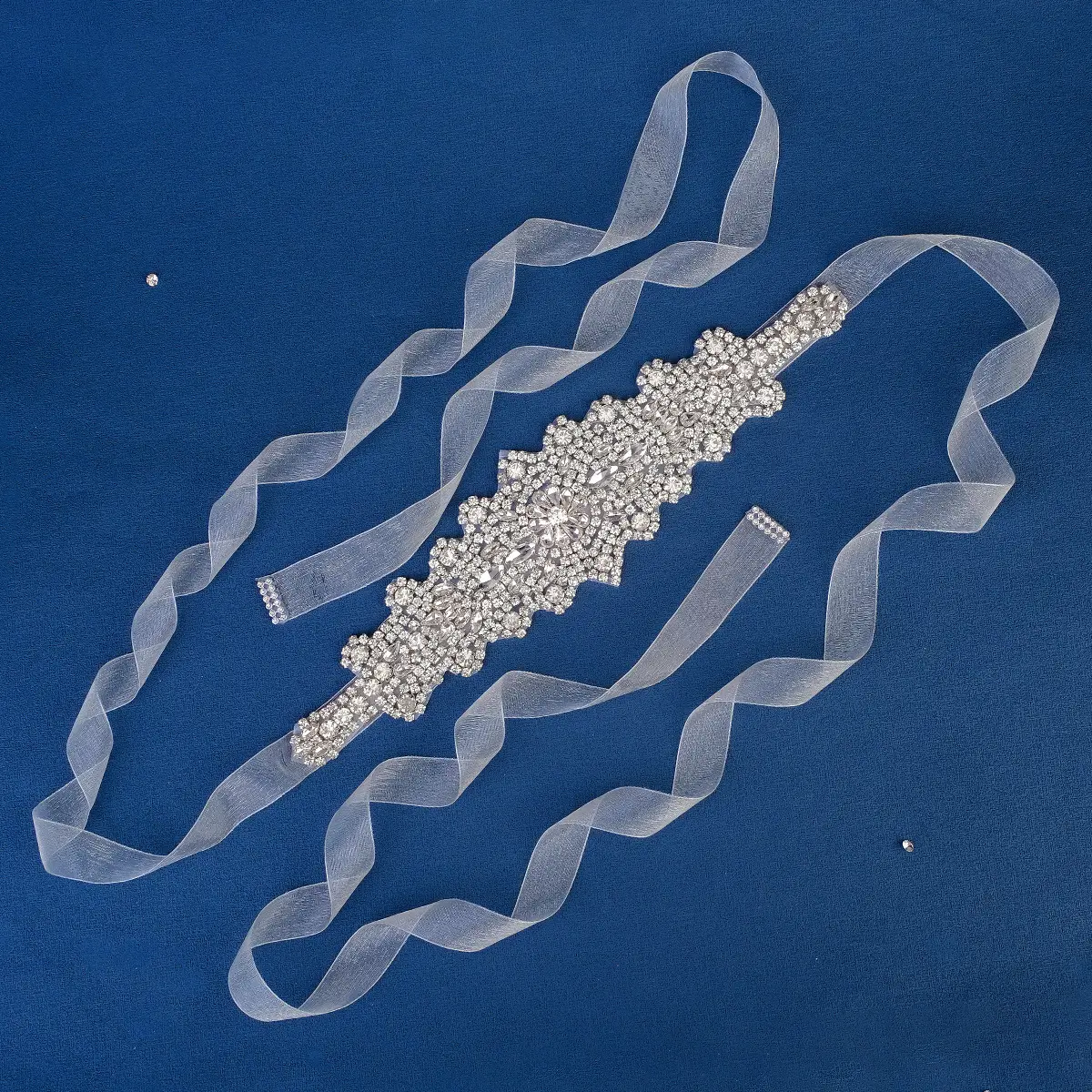 European Bridal Belt with High-Grade Rhinestone - Image 8