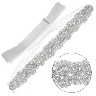 European Bridal Belt with High-Grade Rhinestone — feature 12