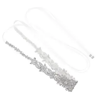European Bridal Belt with High-Grade Rhinestone — feature 14