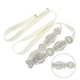 European Bridal Belt with High-Grade Rhinestone — feature 8