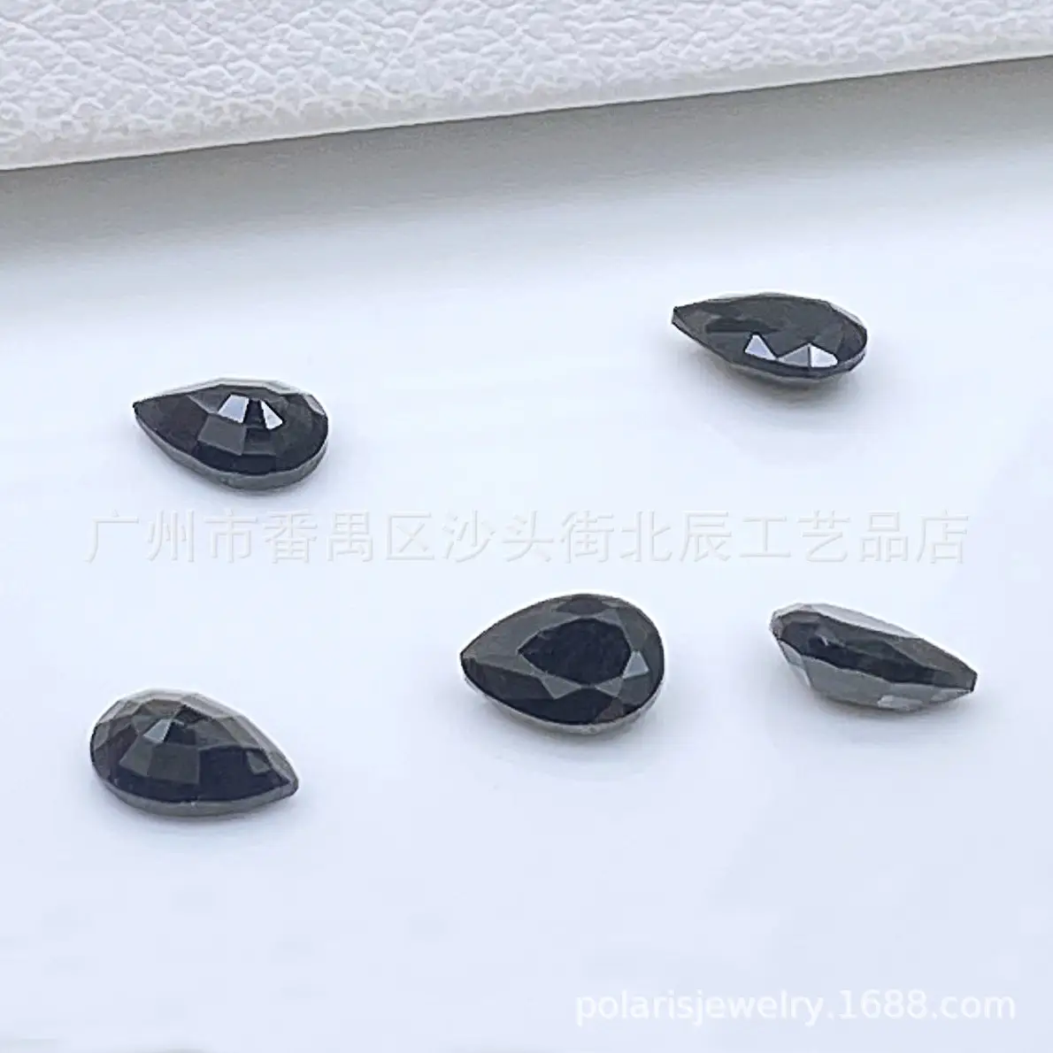 Natural Black Sapphire Pear-Shaped Rings 3X5Mm - Image 5