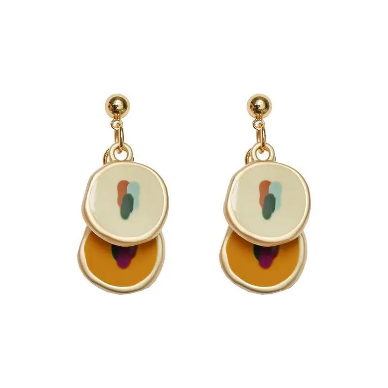 Anti-allergic Oil Painting Earrings for Women 2022 - Image 6