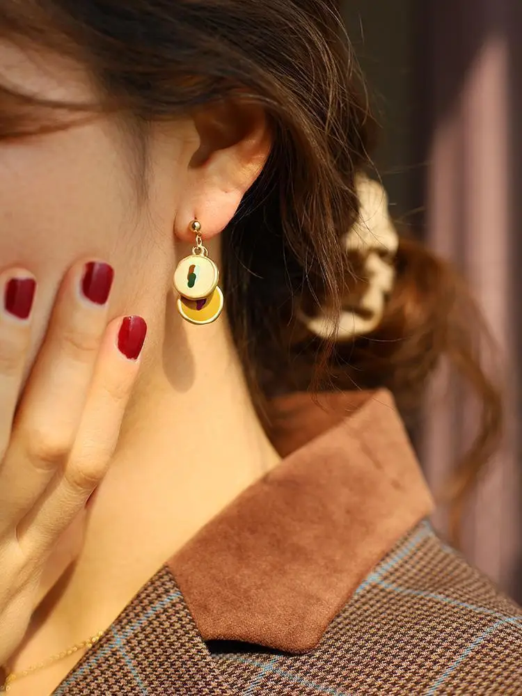 Anti-allergic Oil Painting Earrings for Women 2022 — feature 7