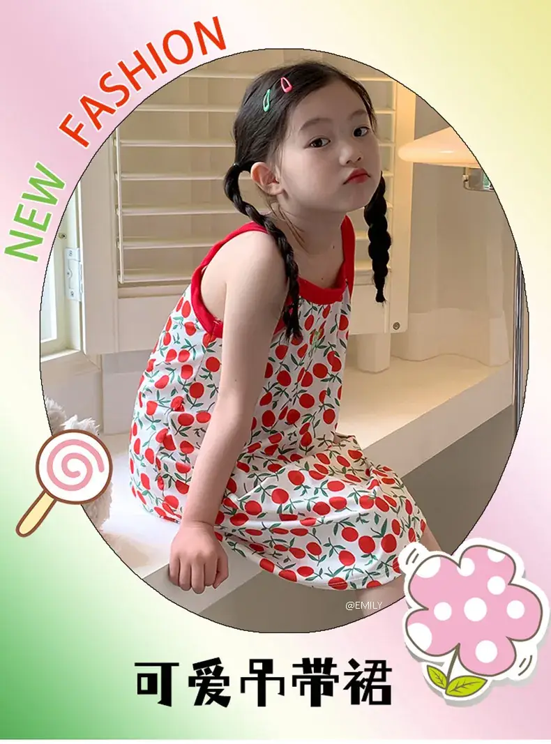 Blue Velvet Girl's Floral Nightgown with Sleeves — feature 1