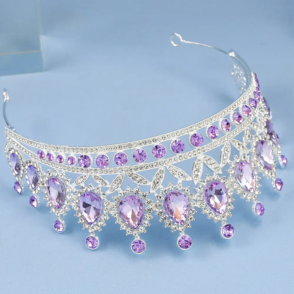 2023 Bridal Crown with Crystal & Red Beads — feature 14