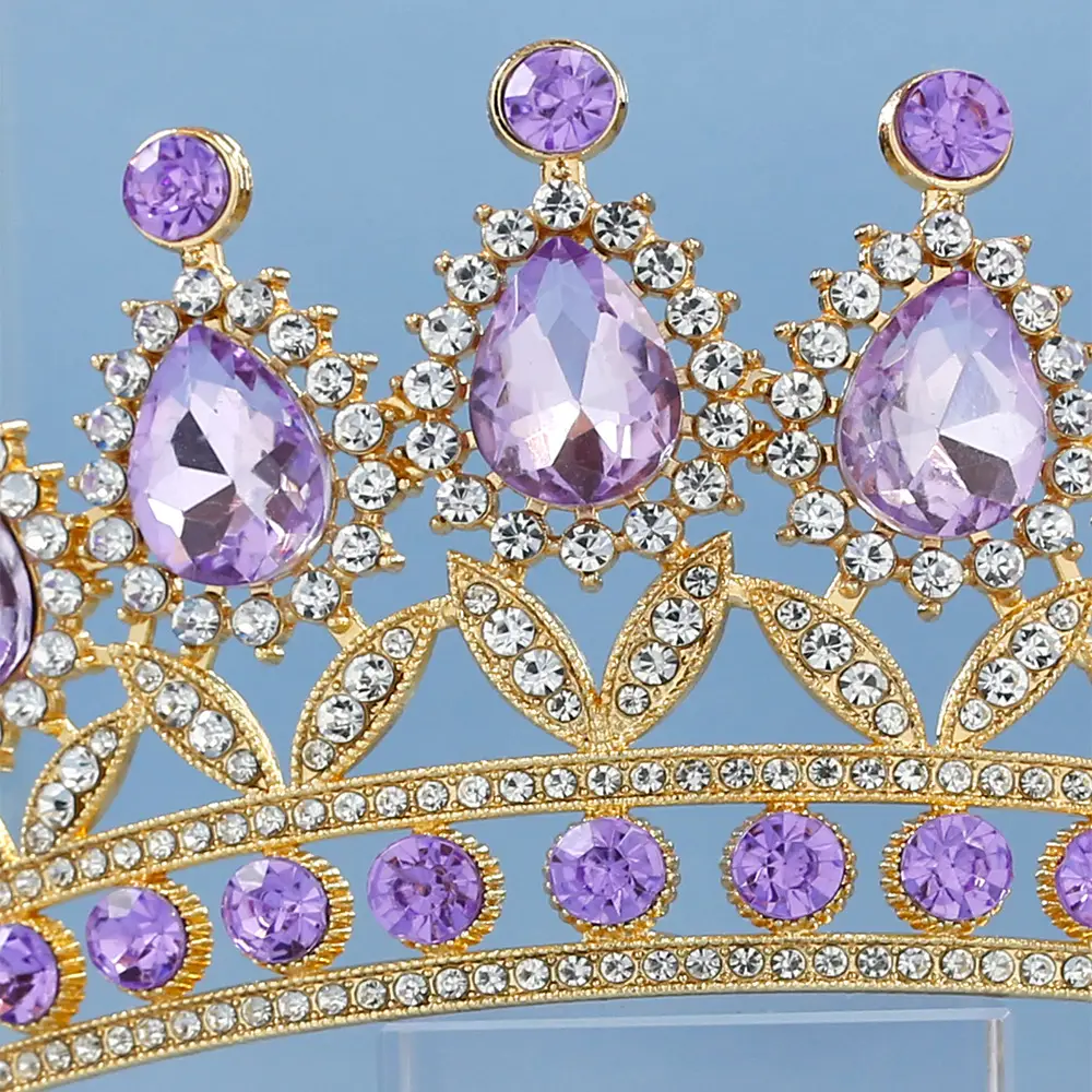 2023 Bridal Crown with Crystal & Red Beads — feature 18