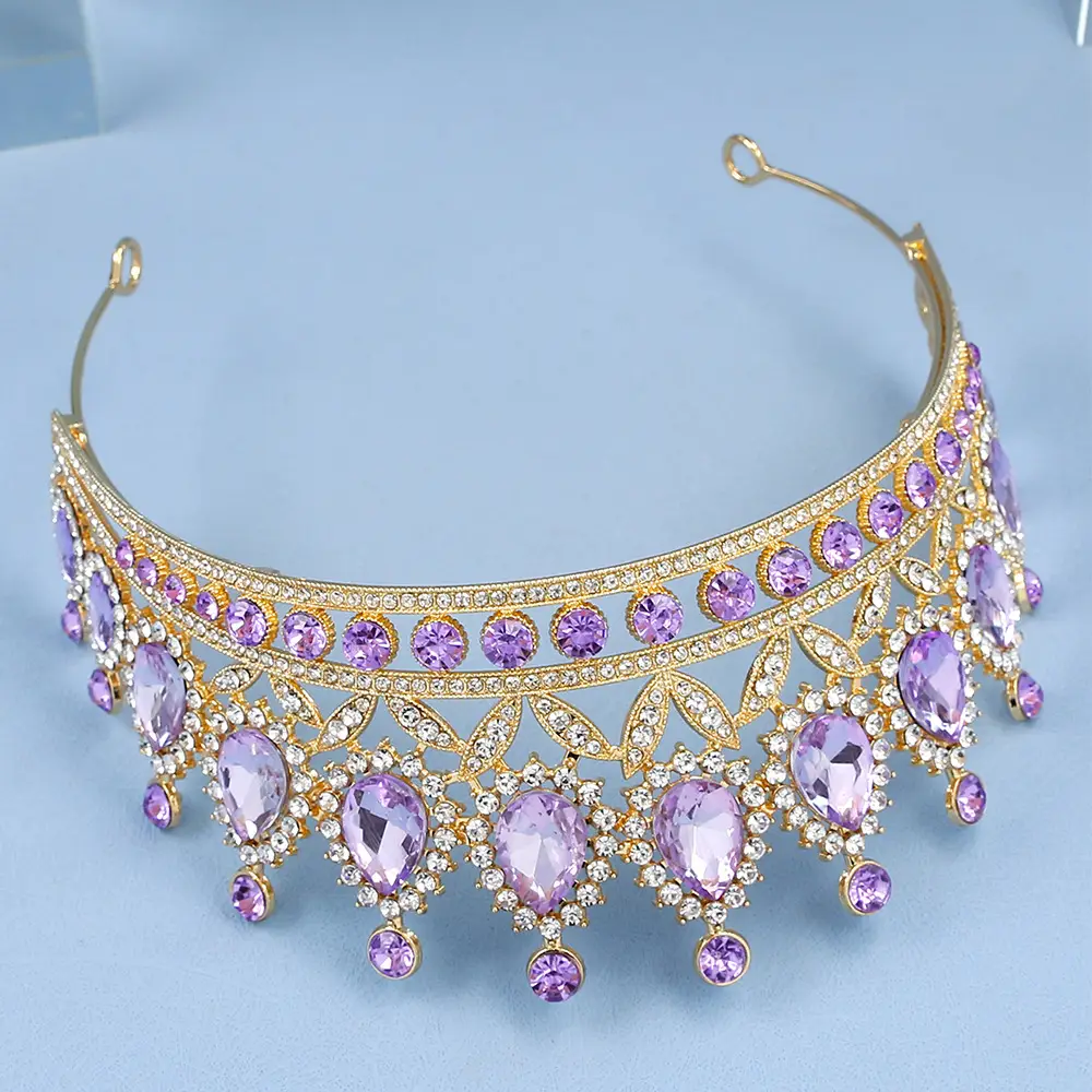 2023 Bridal Crown with Crystal & Red Beads — feature 19