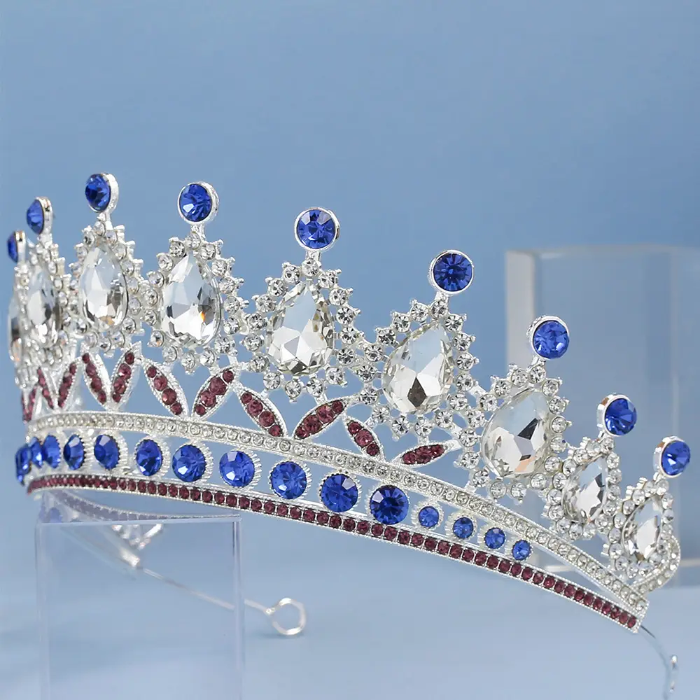 2023 Bridal Crown with Crystal & Red Beads — feature 21