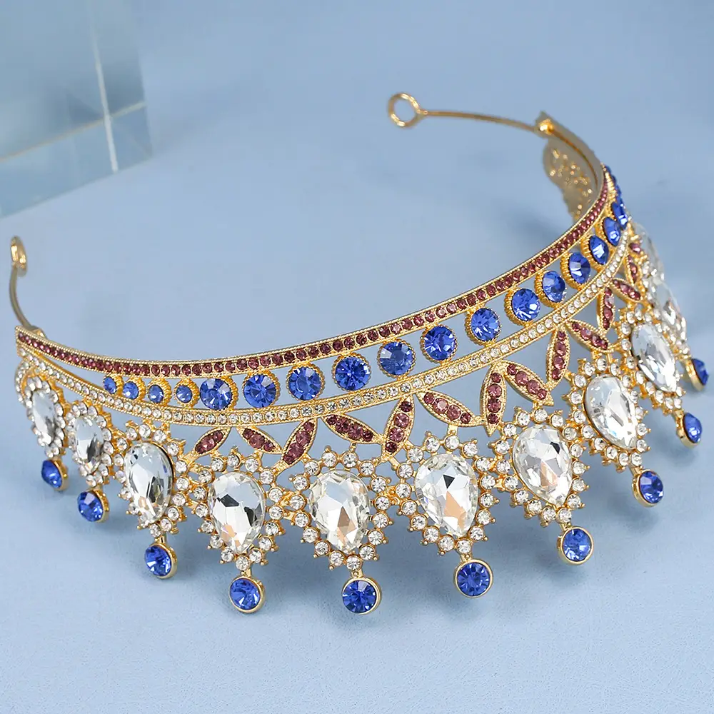 2023 Bridal Crown with Crystal & Red Beads — feature 25