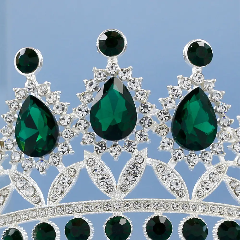 2023 Bridal Crown with Crystal & Red Beads — feature 28