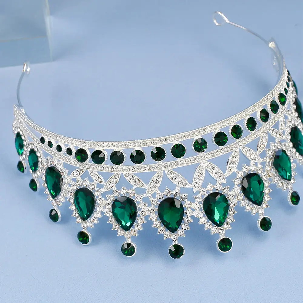 2023 Bridal Crown with Crystal & Red Beads — feature 30