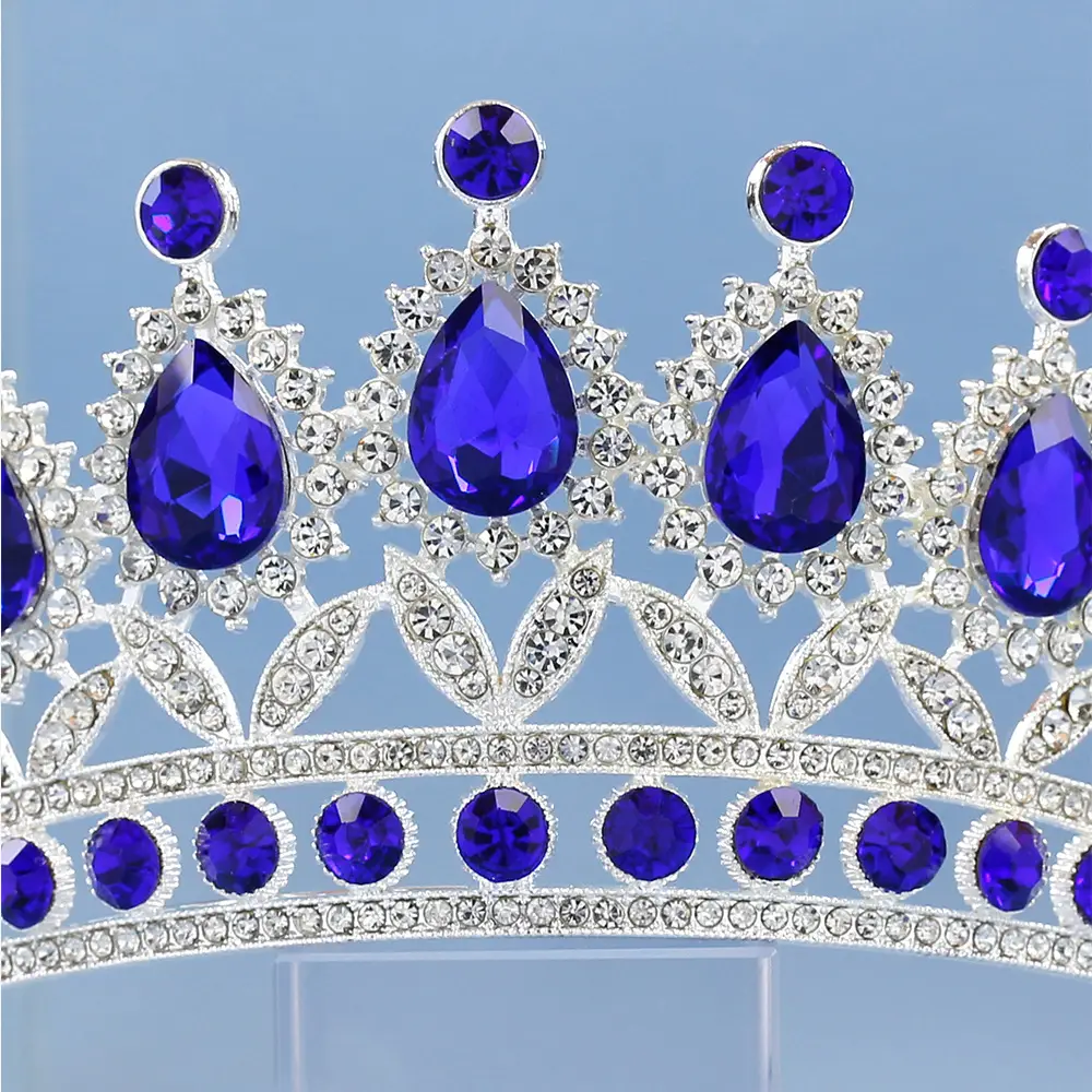 2023 Bridal Crown with Crystal & Red Beads — feature 35