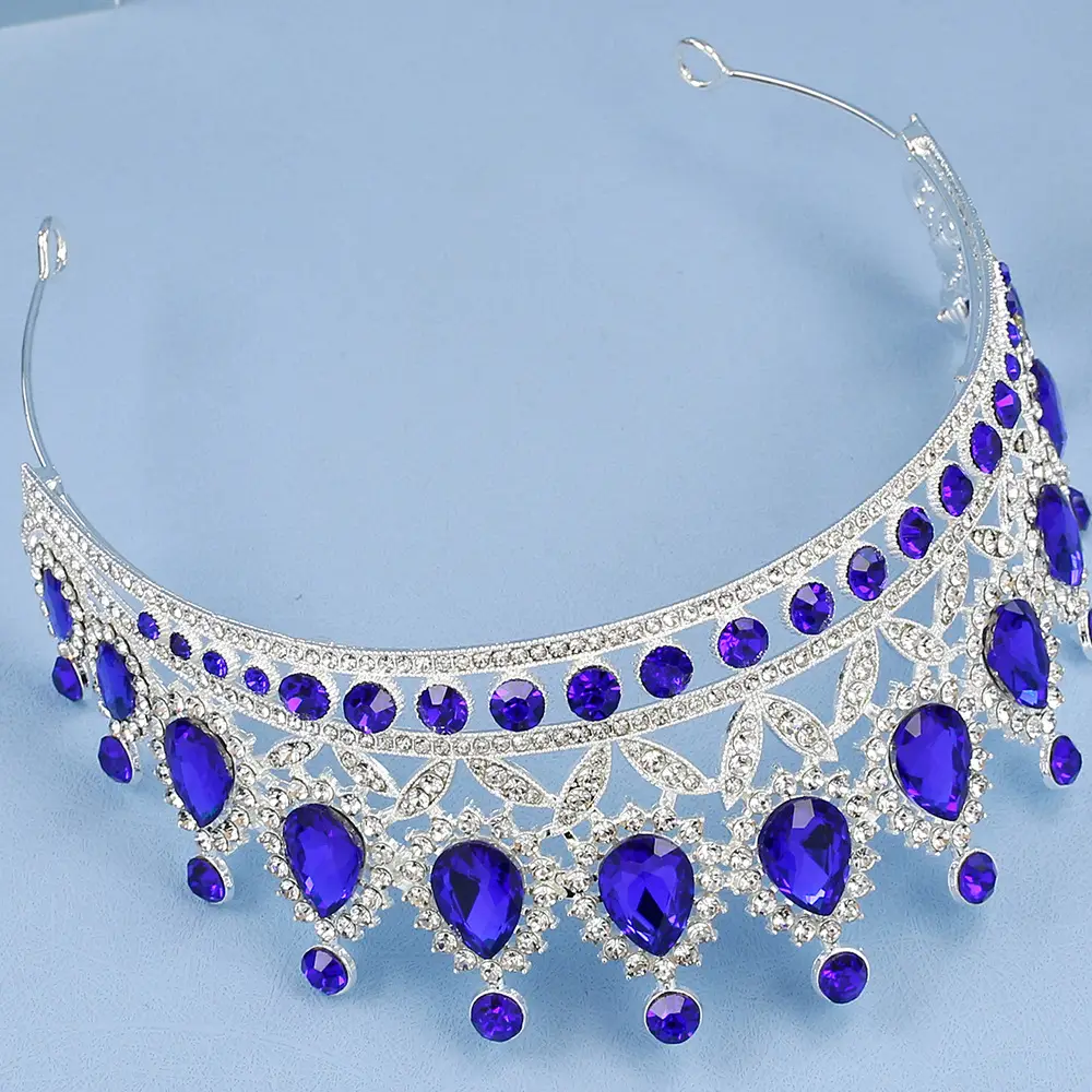 2023 Bridal Crown with Crystal & Red Beads — feature 36