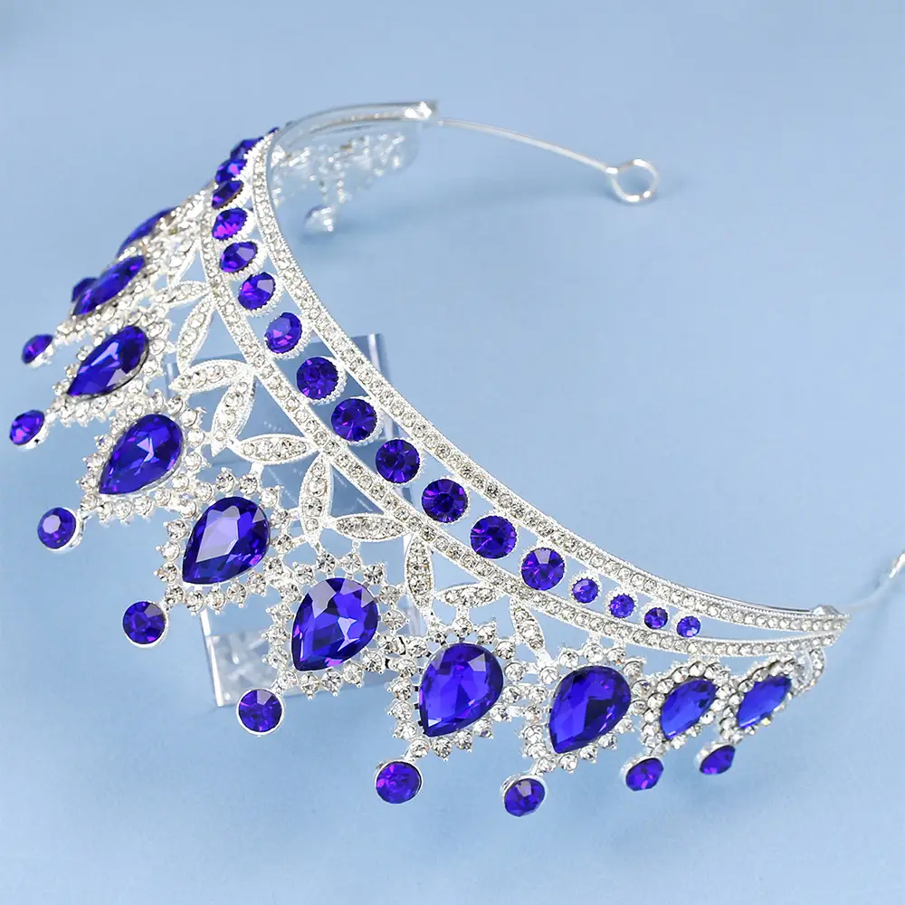 2023 Bridal Crown with Crystal & Red Beads — feature 37