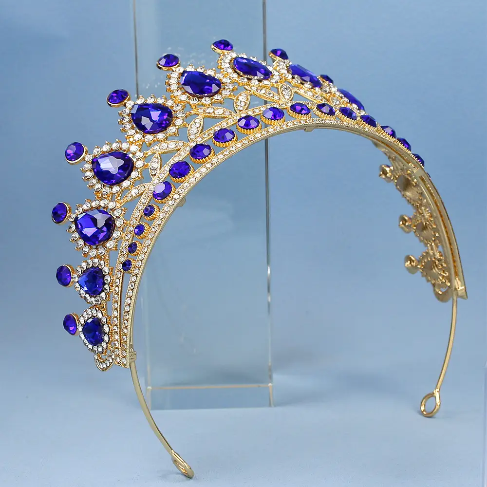 2023 Bridal Crown with Crystal & Red Beads — feature 38