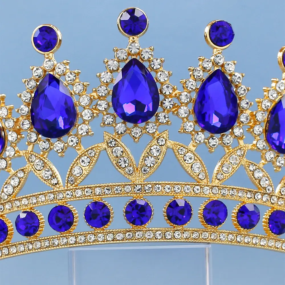 2023 Bridal Crown with Crystal & Red Beads — feature 39