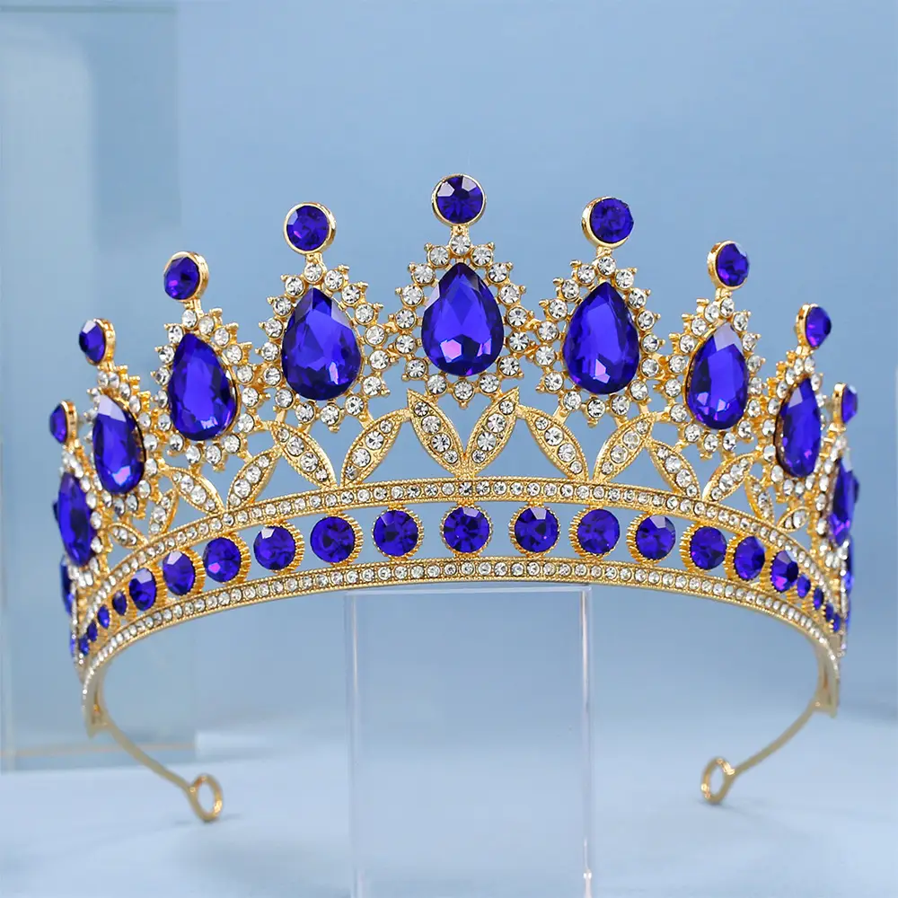 2023 Bridal Crown with Crystal & Red Beads — feature 7