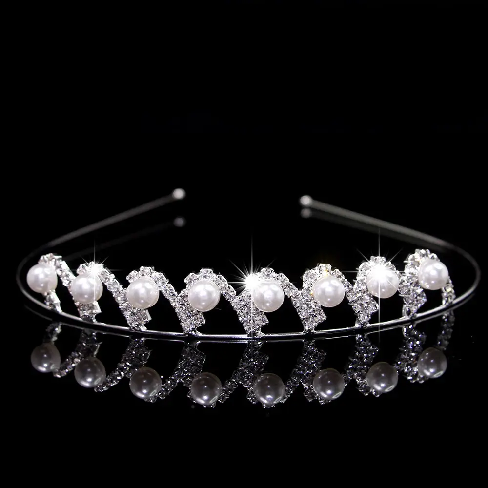 European & American Multi-Layer Pearl Hairband with Rhinestones - Image 16