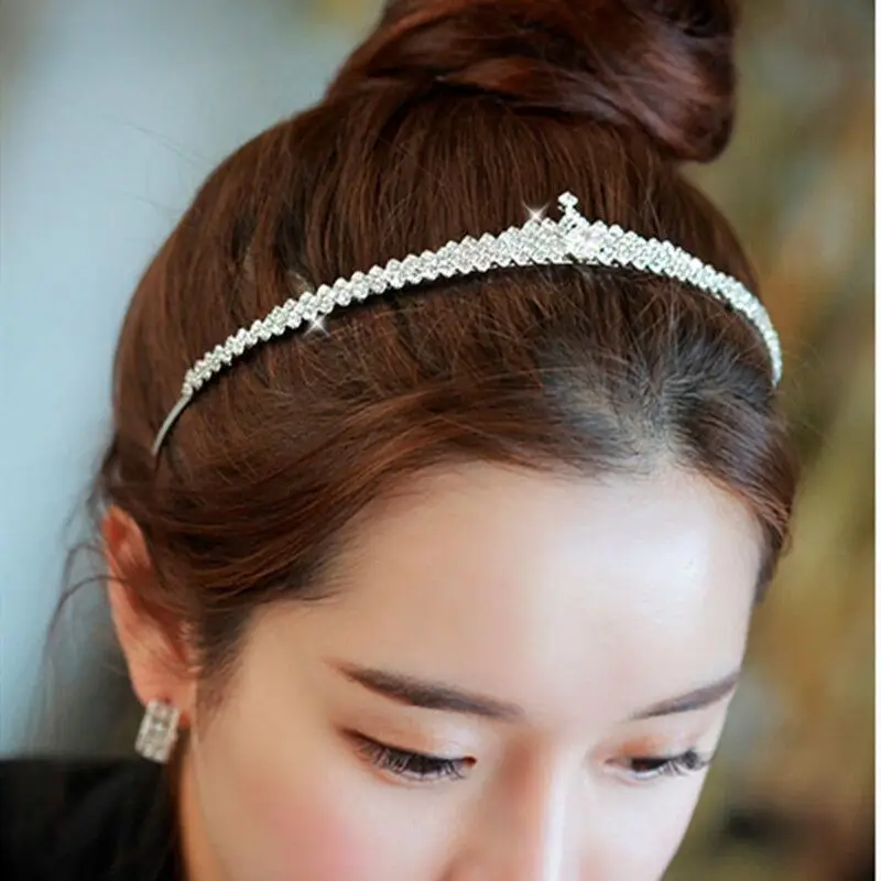 European & American Multi-Layer Pearl Hairband with Rhinestones - Image 18