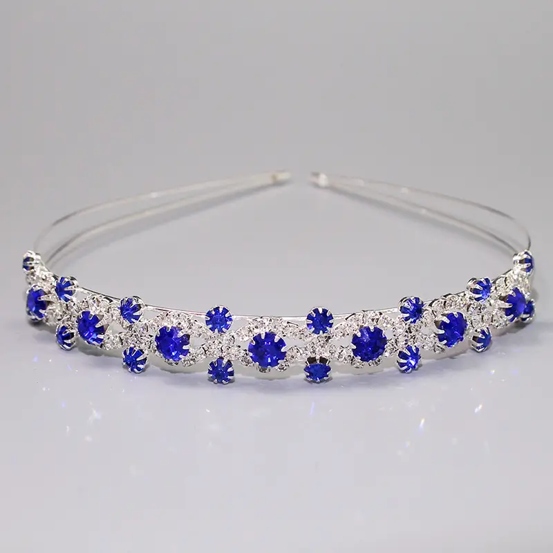 European & American Multi-Layer Pearl Hairband with Rhinestones — feature 15