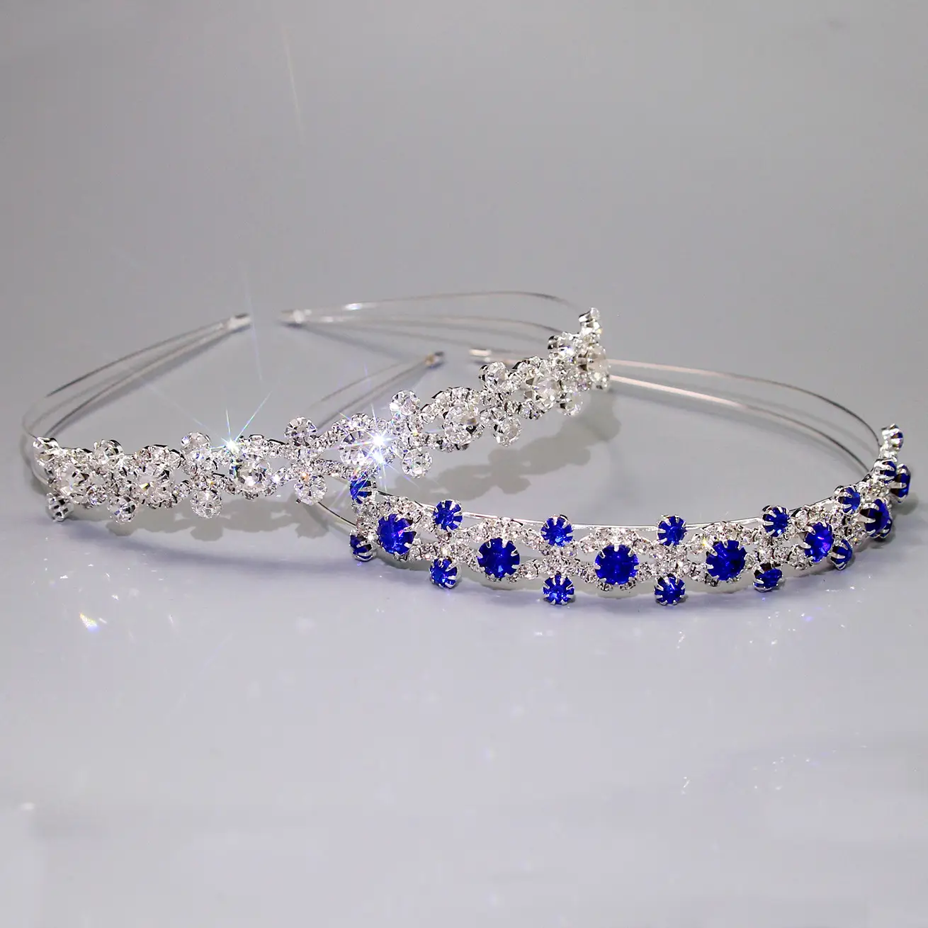 European & American Multi-Layer Pearl Hairband with Rhinestones — feature 16