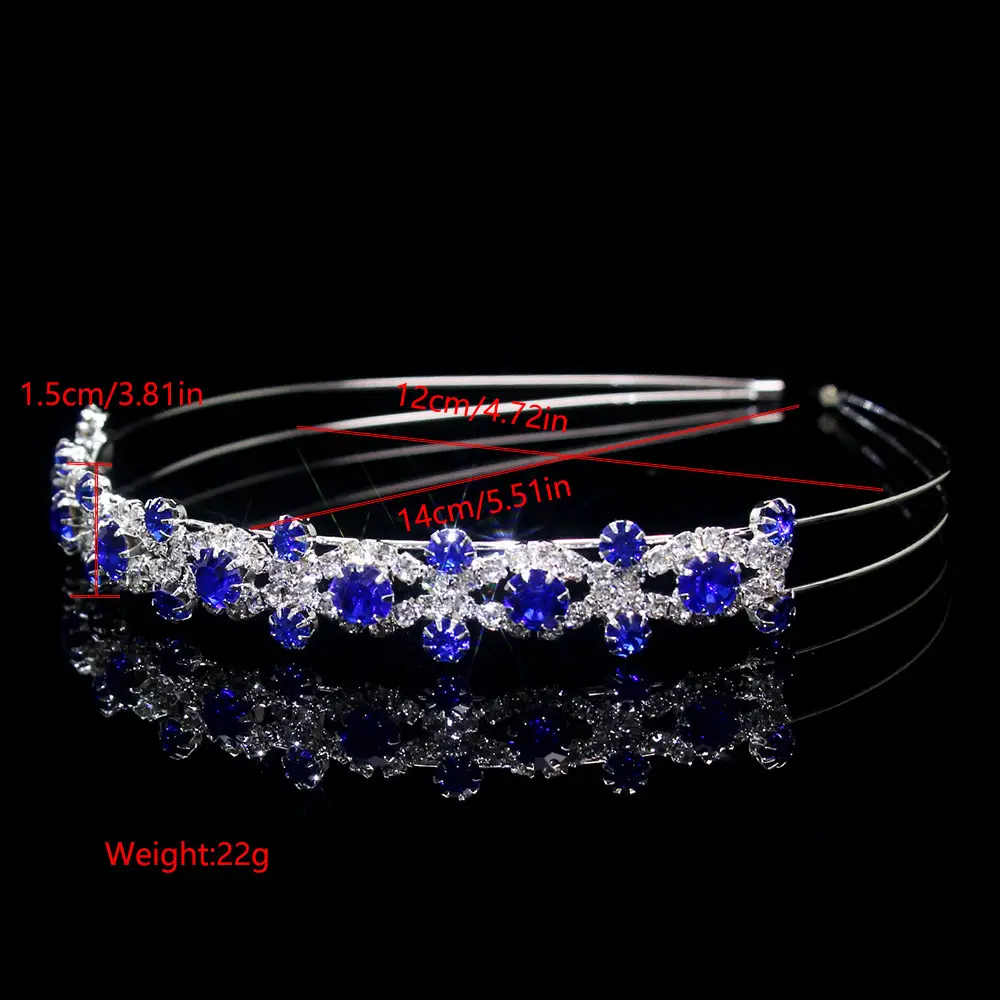 European & American Multi-Layer Pearl Hairband with Rhinestones — feature 17