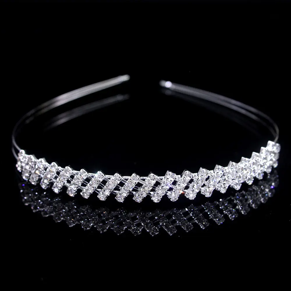 European & American Multi-Layer Pearl Hairband with Rhinestones — feature 20