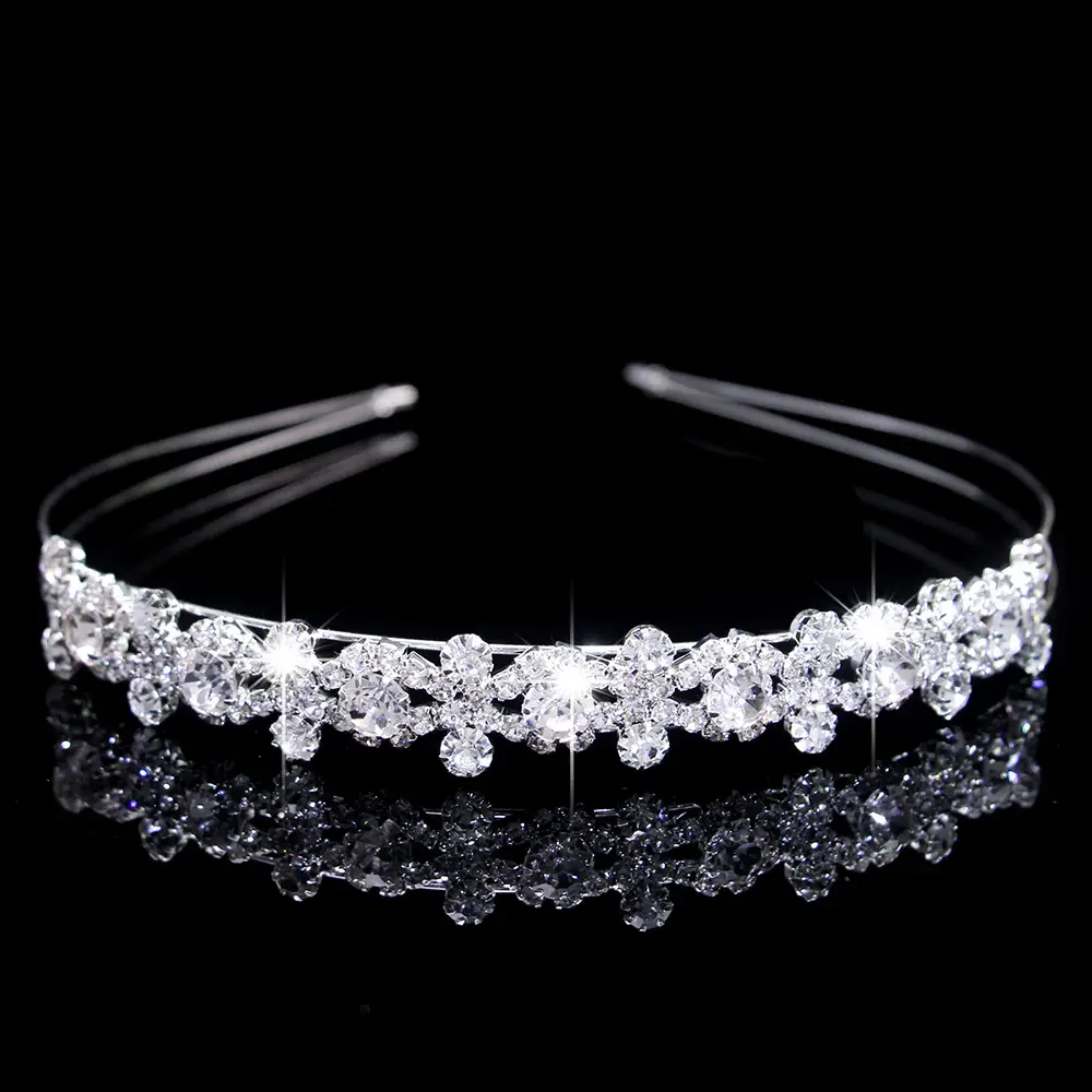 European & American Multi-Layer Pearl Hairband with Rhinestones — feature 25