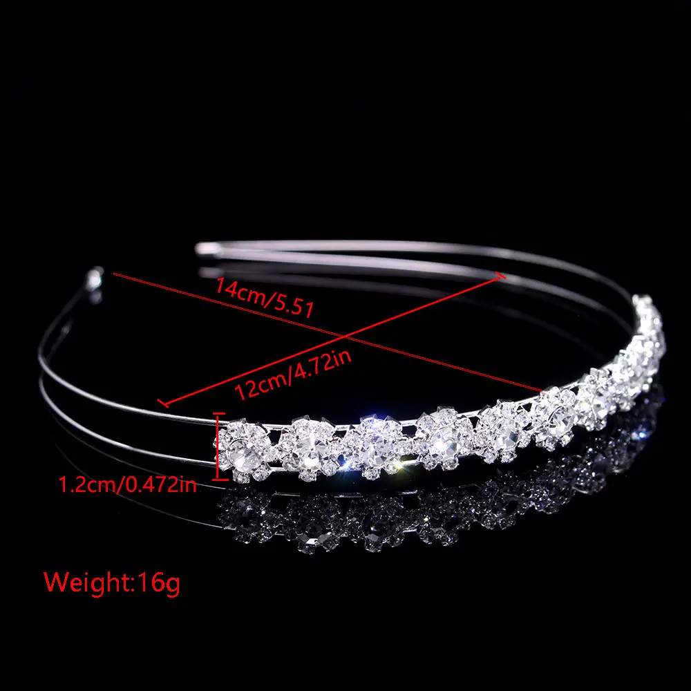 European & American Multi-Layer Pearl Hairband with Rhinestones — feature 28