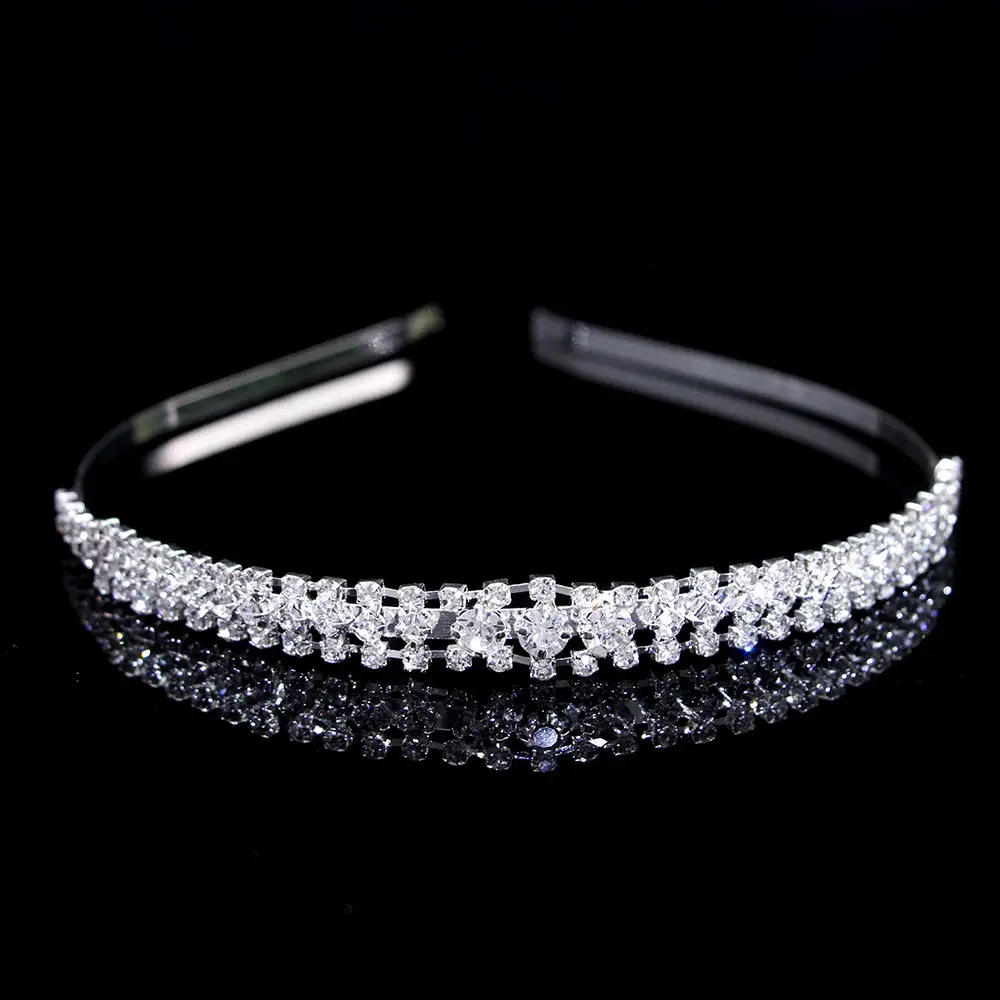 European & American Multi-Layer Pearl Hairband with Rhinestones — feature 30