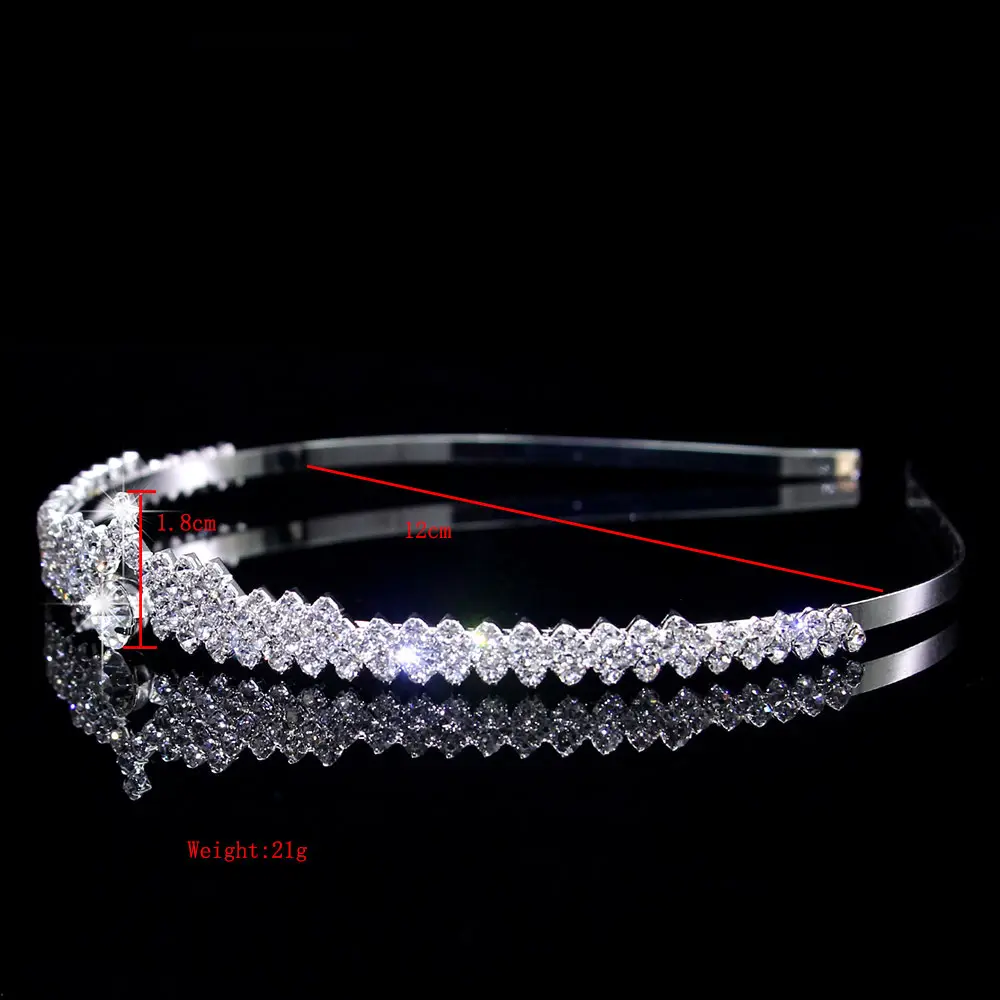 European & American Multi-Layer Pearl Hairband with Rhinestones — feature 5