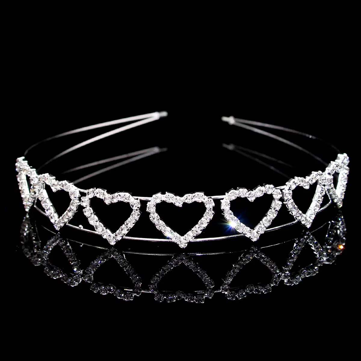 European & American Multi-Layer Pearl Hairband with Rhinestones - Image 13