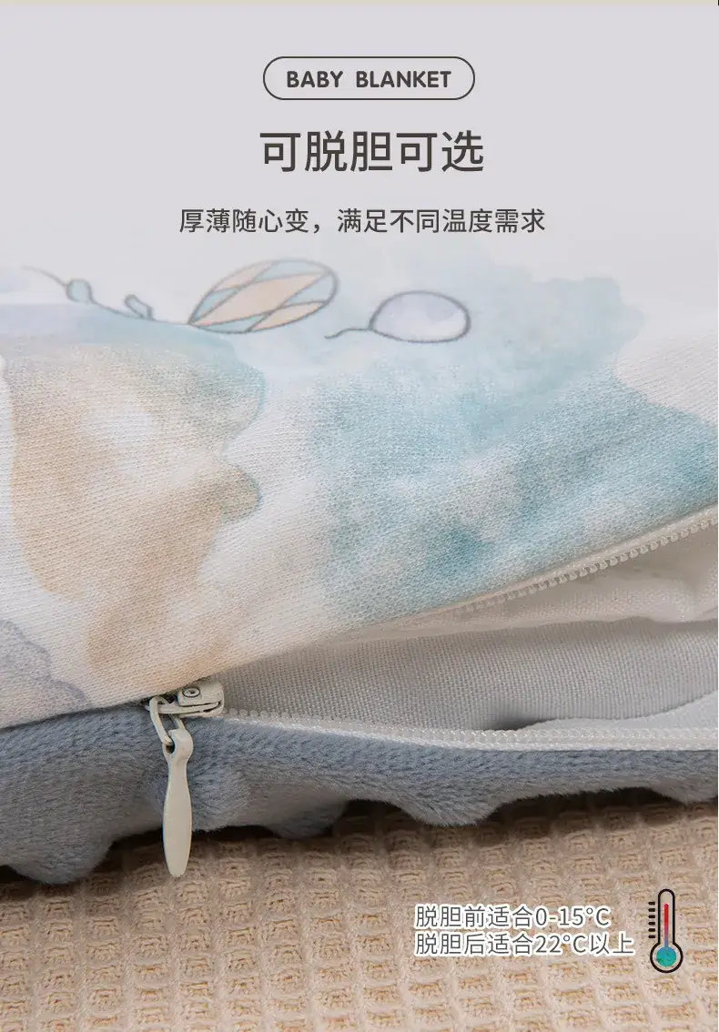 Baby Quilted Hood with Hot Air Balloon Print — feature 11