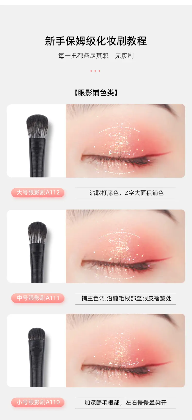 Eye Shadow Brush 6-Piece Set for Beginners — feature 11